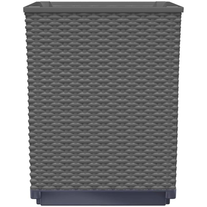 Odlingslådor 2 st svart 30x30x37 cm polypropylen vidaXL – bild 5