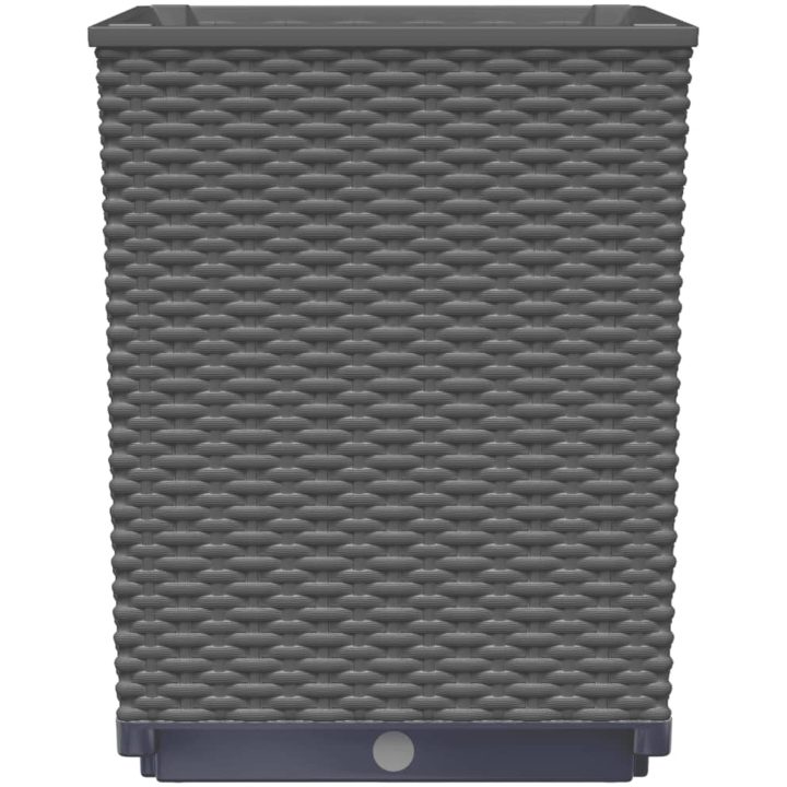 Odlingslådor 2 st svart 30x30x37 cm polypropylen vidaXL – bild 6