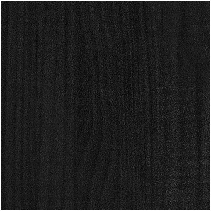 Odlingslådor 2 st svart 50x50x70 cm massiv furu vidaXL – bild 7