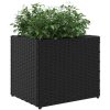 Odlingslådor 2 st svart konstrotting vidaXL 36 x 30 x 32 cm – miniatyr 4