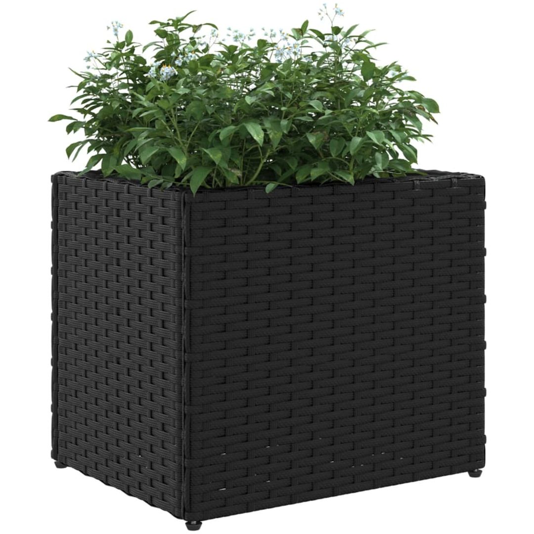 Odlingslådor 2 st svart konstrotting vidaXL 36 x 30 x 32 cm – bild 4