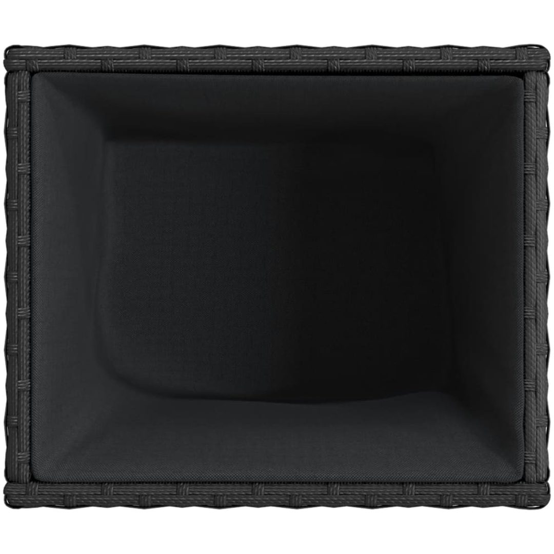 Odlingslådor 2 st svart konstrotting vidaXL 36 x 30 x 32 cm – bild 9