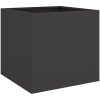Odlingslådor 2 st svart stål vidaXL 42 x 40 x 39 cm – miniatyr 4