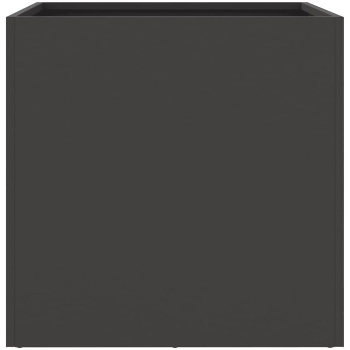 Odlingslådor 2 st svart stål vidaXL 42 x 40 x 39 cm – bild 6