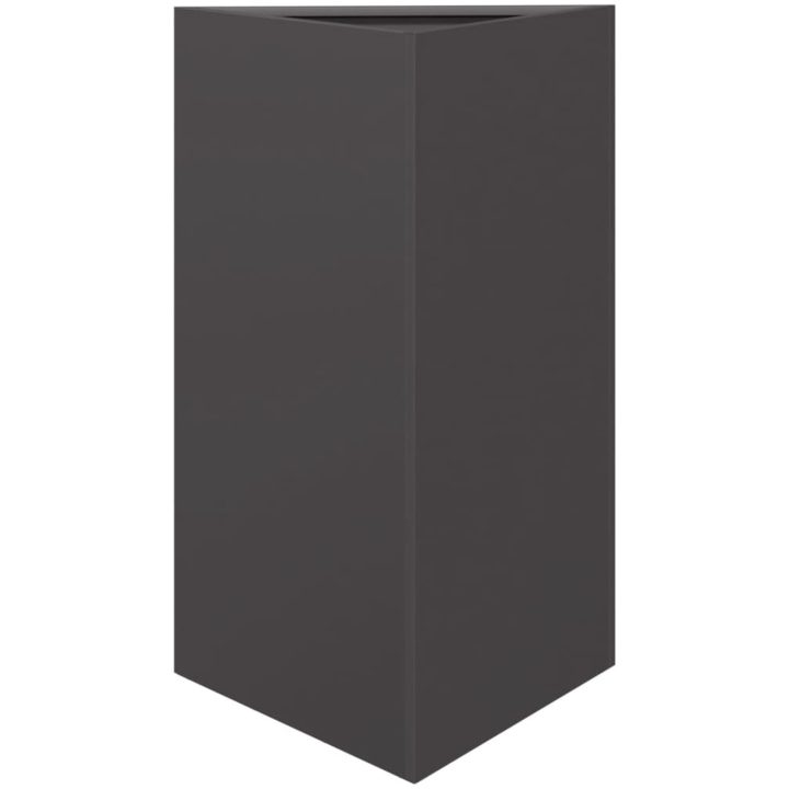 Odlingslådor 2 st svart triangulär stål vidaXL 50 x 43 x 75 cm – bild 5