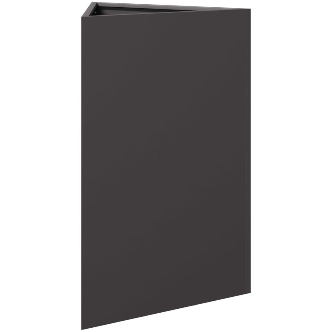 Odlingslådor 2 st svart triangulär stål vidaXL 50 x 43 x 75 cm – bild 6