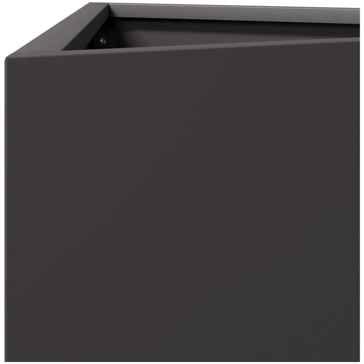 Odlingslådor 2 st svart triangulär stål vidaXL 50 x 43 x 75 cm – bild 9