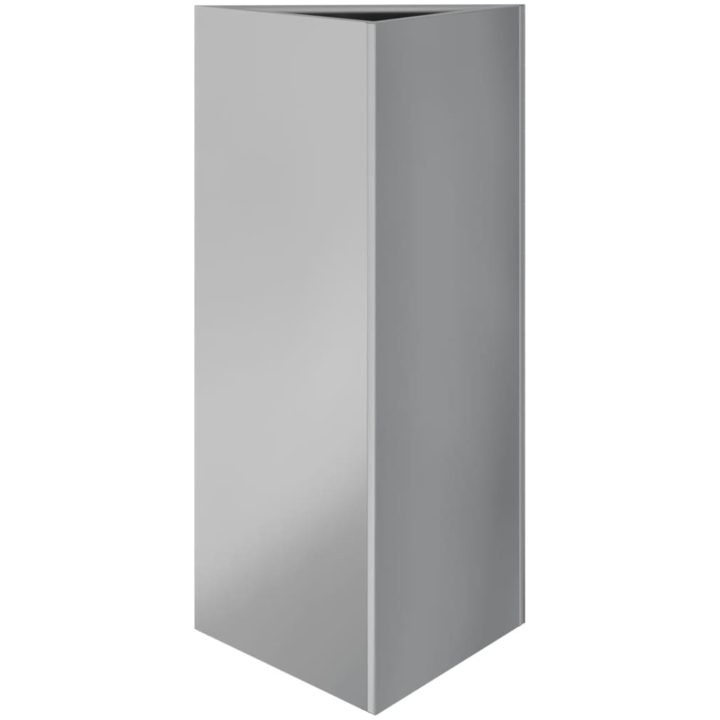 Odlingslådor 2 st triangulär galvaniserat stål vidaXL 40 x 34.5 x 70 cm – bild 5