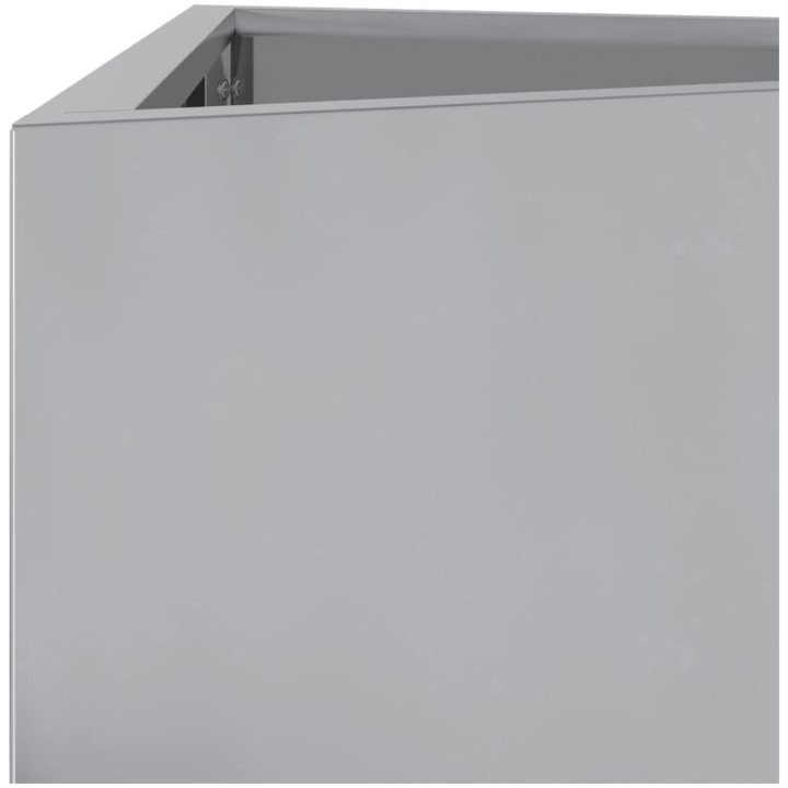 Odlingslådor 2 st triangulär galvaniserat stål vidaXL 40 x 34.5 x 70 cm – bild 9