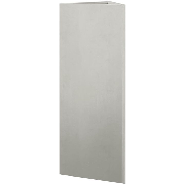 Odlingslådor 2 st triangulär rostfritt stål vidaXL 30 x 26 x 75 cm – bild 8