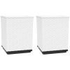 Odlingslådor 2 st vit 30x30x37 cm polypropylen vidaXL – miniatyr 2