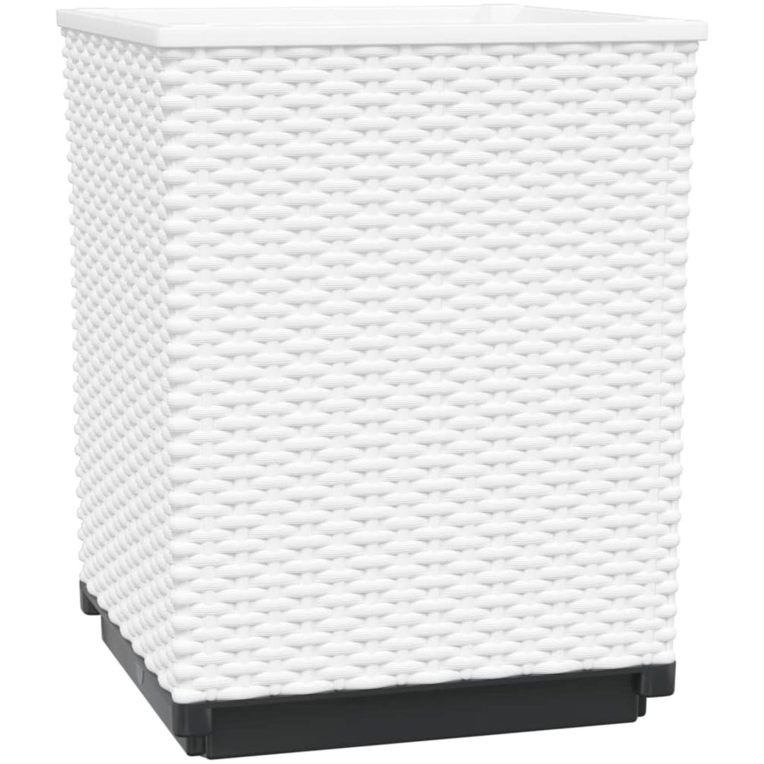 Odlingslådor 2 st vit 30x30x37 cm polypropylen vidaXL – bild 4
