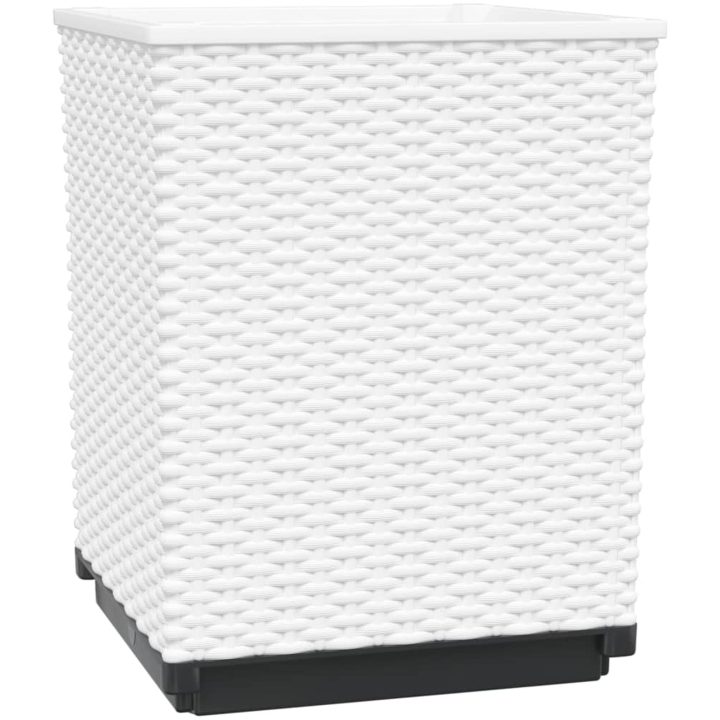 Odlingslådor 2 st vit 30x30x37 cm polypropylen vidaXL – bild 4