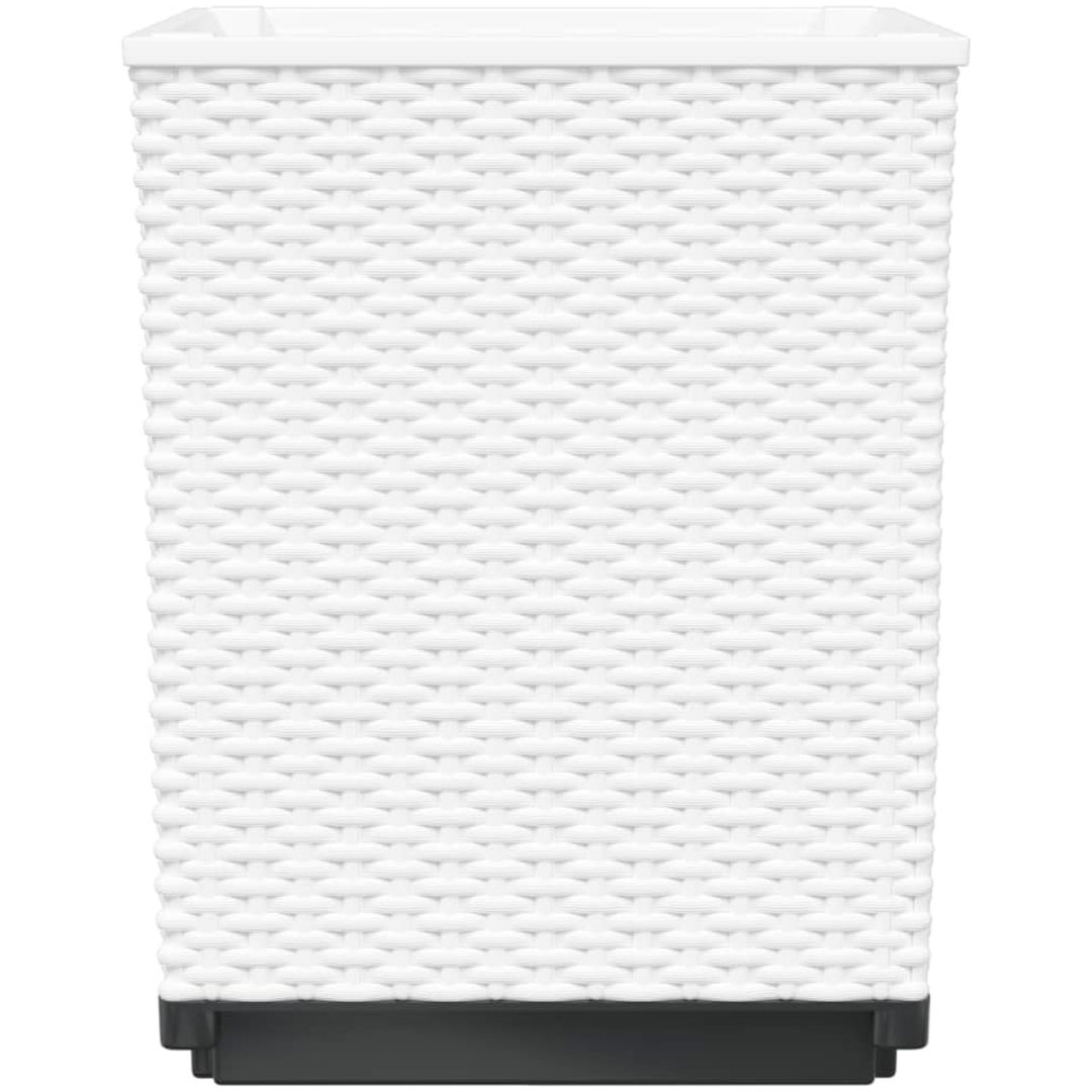 Odlingslådor 2 st vit 30x30x37 cm polypropylen vidaXL – bild 5