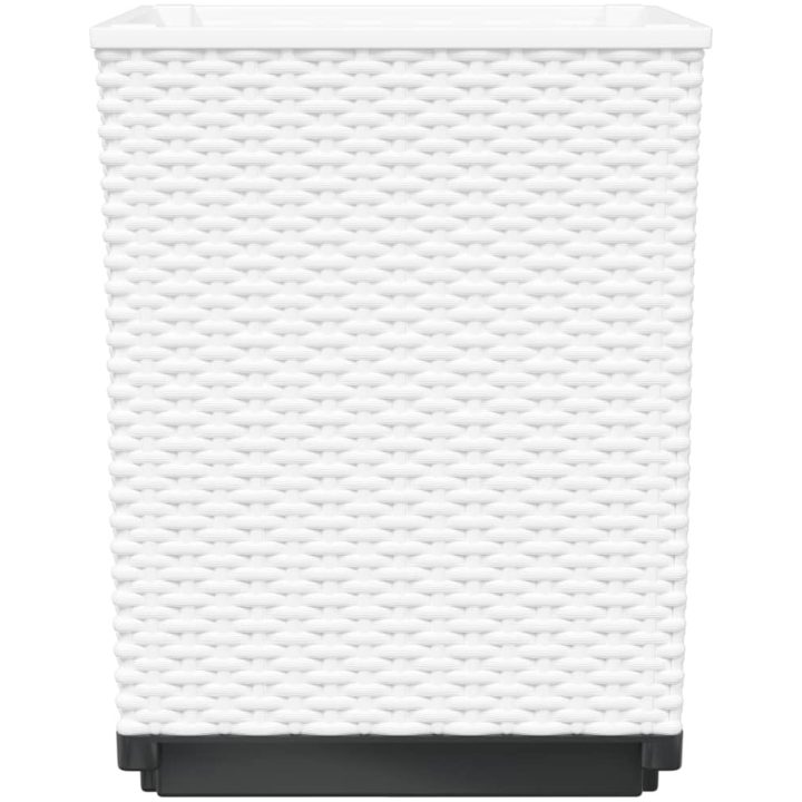 Odlingslådor 2 st vit 30x30x37 cm polypropylen vidaXL – bild 5
