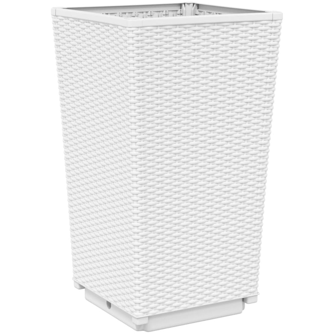 Odlingslådor 2 st vit 32,5x32,5x57 cm PP vidaXL – bild 4
