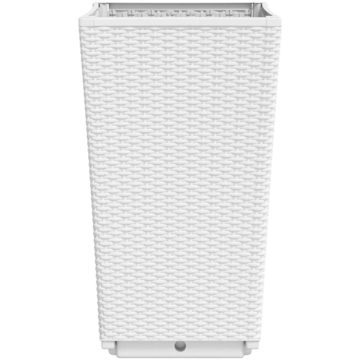 Odlingslådor 2 st vit 32,5x32,5x57 cm PP vidaXL – bild 5