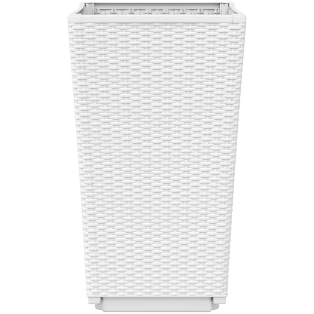 Odlingslådor 2 st vit 32,5x32,5x57 cm PP vidaXL – bild 6