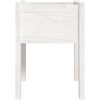Odlingslådor 2 st vit 50x50x70 cm massiv furu vidaXL – miniatyr 5