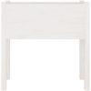 Odlingslådor 2 st vit 70x31x70 cm massiv furu vidaXL – miniatyr 4
