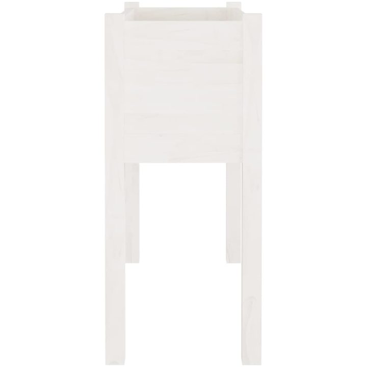 Odlingslådor 2 st vit 70x31x70 cm massiv furu vidaXL – bild 5