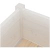 Odlingslådor 2 st vit 70x31x70 cm massiv furu vidaXL – miniatyr 6