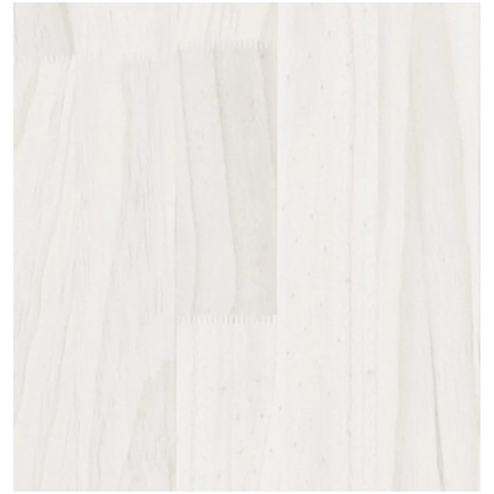 Odlingslådor 2 st vit 70x70x70 cm massiv furu vidaXL – bild 7