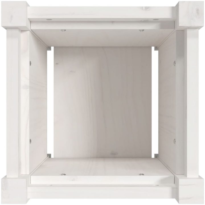 Odlingslådor 2 st vit massiv furu vidaXL – bild 9
