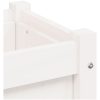 Odlingslådor 2 st vit massiv furu vidaXL – miniatyr 10