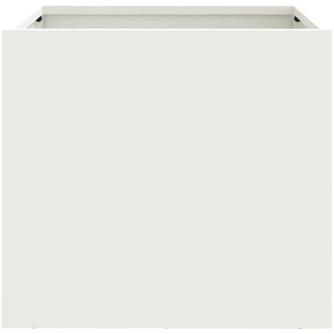 Odlingslådor 2 st vit stål vidaXL 32 x 30 x 29 cm – bild 5