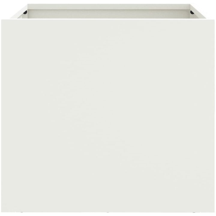 Odlingslådor 2 st vit stål vidaXL 32 x 30 x 29 cm – bild 5