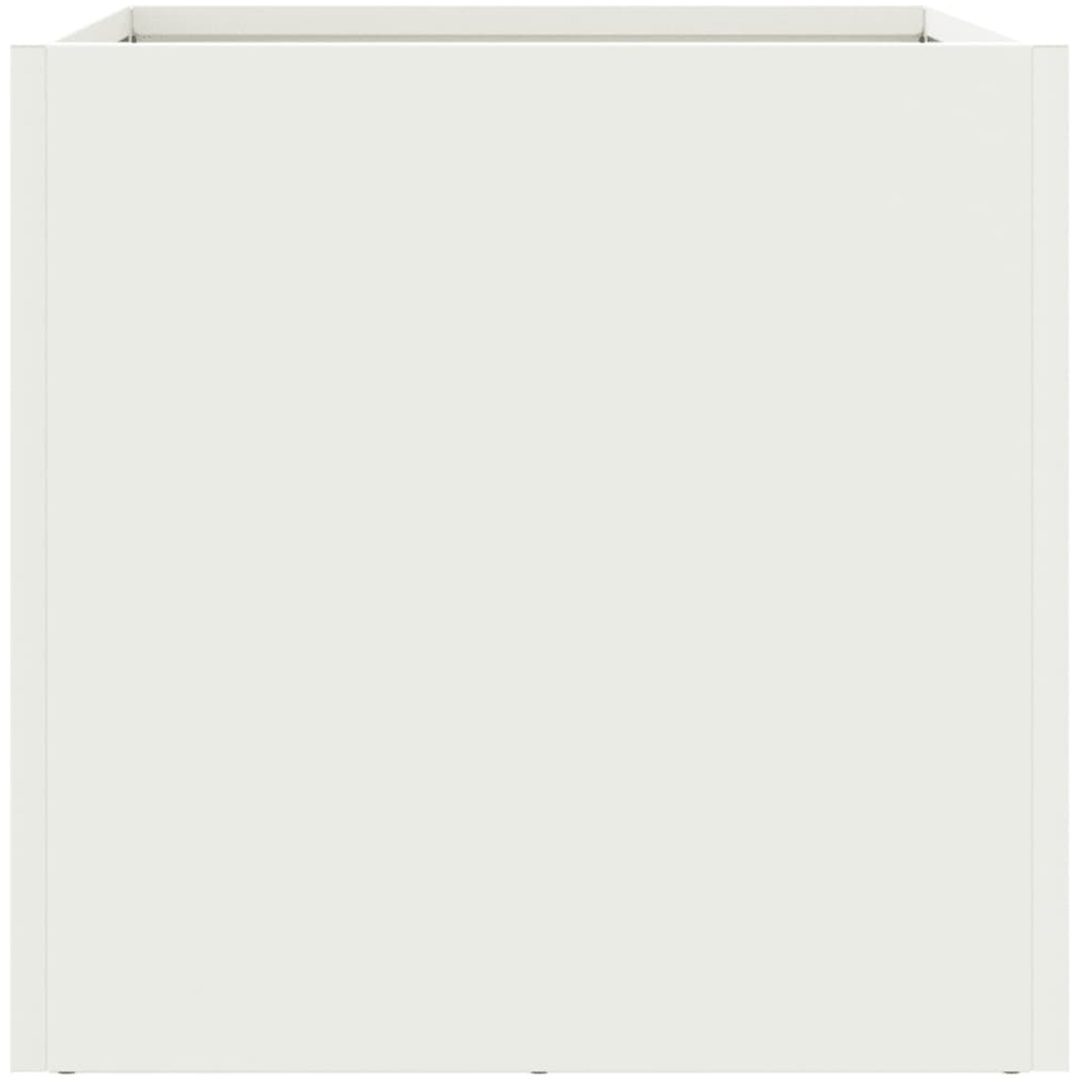 Odlingslådor 2 st vit stål vidaXL 32 x 30 x 29 cm – bild 6