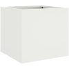 Odlingslådor 2 st vit stål vidaXL 32 x 30 x 29 cm – miniatyr 7