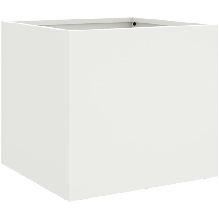 Odlingslådor 2 st vit stål vidaXL 32 x 30 x 29 cm – bild 7