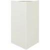 Odlingslådor 2 st vit triangulär stål vidaXL 50 x 43 x 75 cm – miniatyr 5