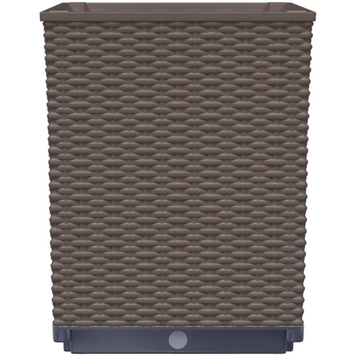 Odlingslådor 4 st brun 30x30x37 cm polypropylen vidaXL – bild 6