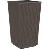 Odlingslådor 4 st brun 32,5x32,5x57 cm PP vidaXL – miniatyr 4