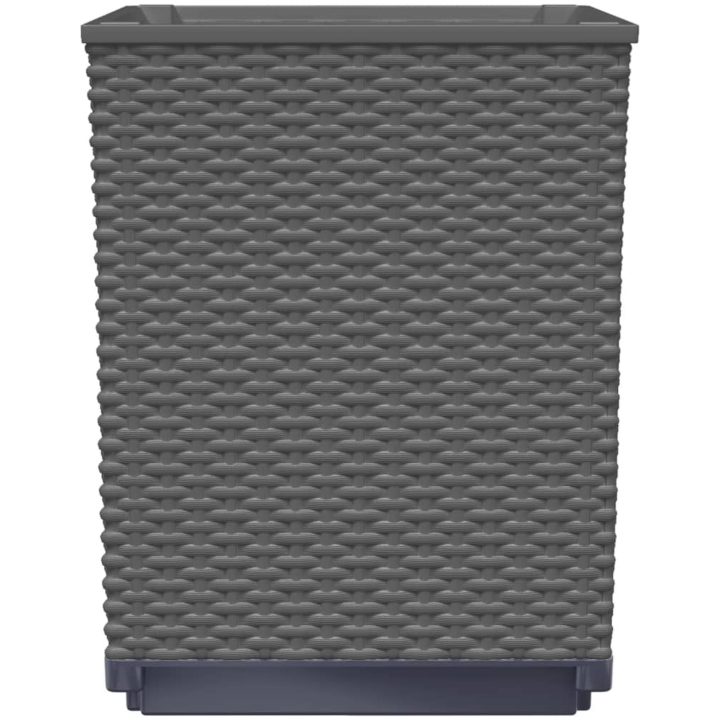 Odlingslådor 4 st svart 30x30x37 cm polypropylen vidaXL – bild 5