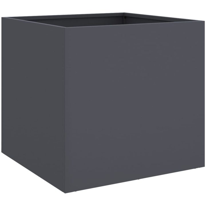 Odlingslådor antracit kallvalsat stål vidaXL 42 x 40 x 39 cm – bild 2