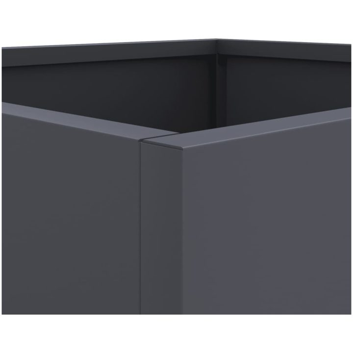 Odlingslådor antracit kallvalsat stål vidaXL 42 x 40 x 39 cm – bild 8
