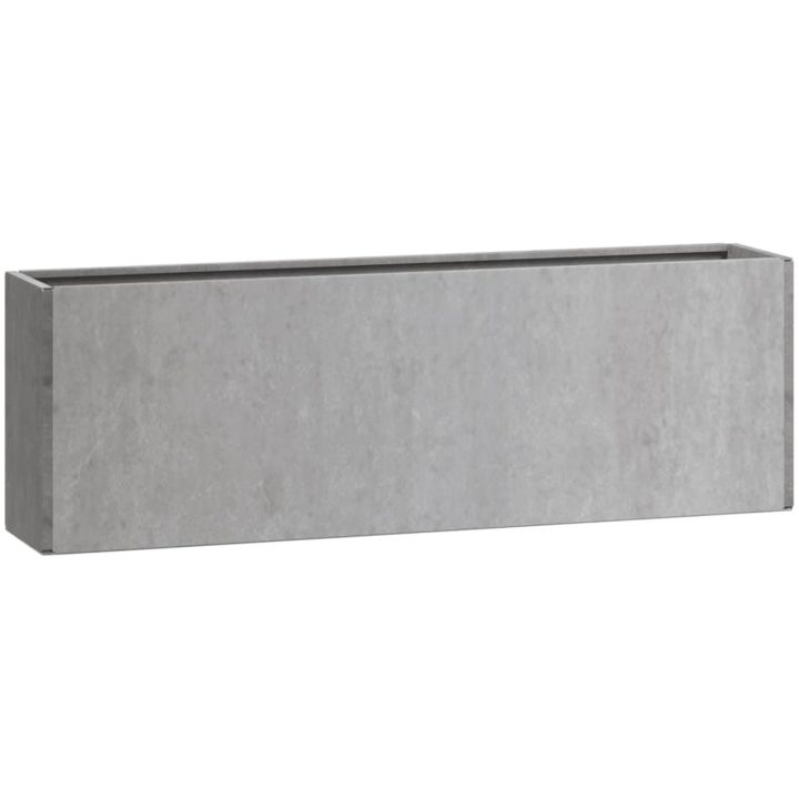 Odlingslådor för vägg 2 st rosttrögt stål 53x10x17 cm vidaXL – bild 4