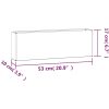 Odlingslådor för vägg 2 st rosttrögt stål 53x10x17 cm vidaXL – miniatyr 9