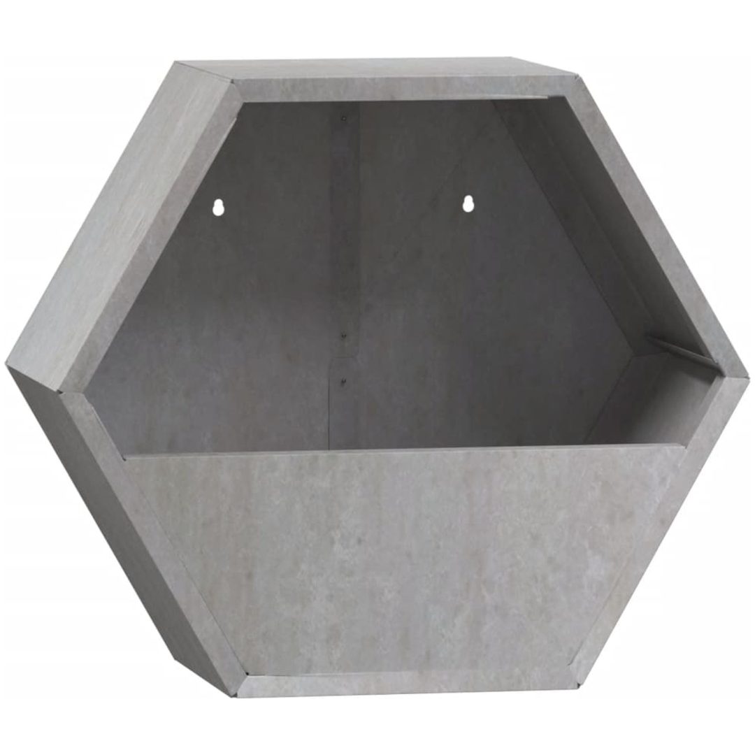 Odlingslådor för vägg 2 st rosttrögt stål vidaXL 30 x 10 x 25 cm – bild 4