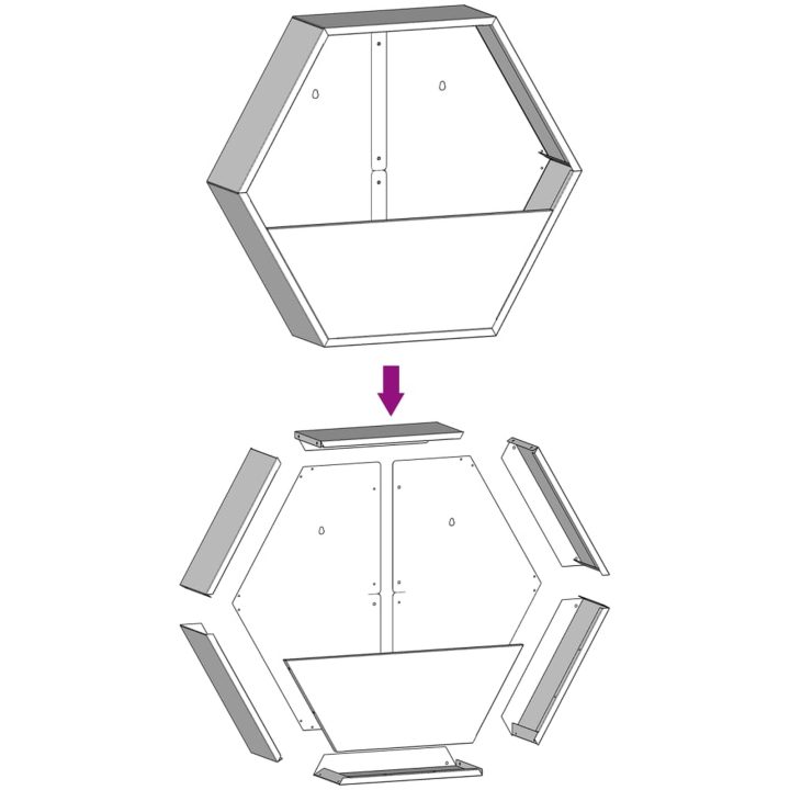 Odlingslådor för vägg 2 st rosttrögt stål vidaXL 30 x 10 x 25 cm – bild 8