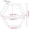 Odlingslådor för vägg 2 st rosttrögt stål vidaXL 30 x 10 x 25 cm – miniatyr 10