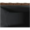 Odlingslådor med 2 krukor 2 st brun 90x20x40 cm konstrotting vidaXL – miniatyr 11