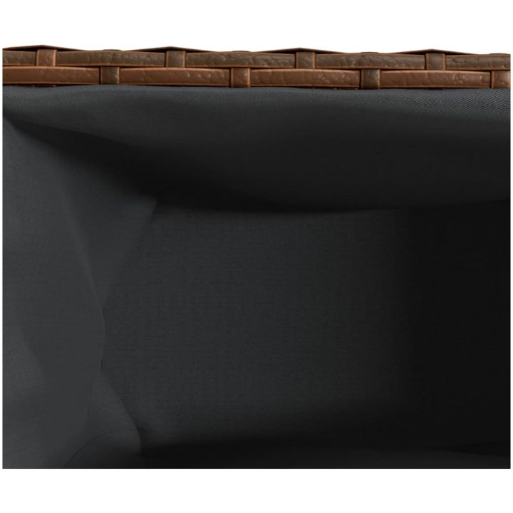 Odlingslådor med 2 krukor 2 st brun 90x20x40 cm konstrotting vidaXL – bild 11