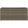 Odlingslådor med 2 krukor 2 st grå 90x20x40 cm konstrotting vidaXL – miniatyr 6