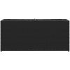 Odlingslådor med 2 krukor 2 st svart 90x20x40 cm konstrotting vidaXL – miniatyr 6