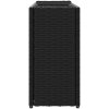 Odlingslådor med 2 krukor 2 st svart 90x20x40 cm konstrotting vidaXL – miniatyr 7